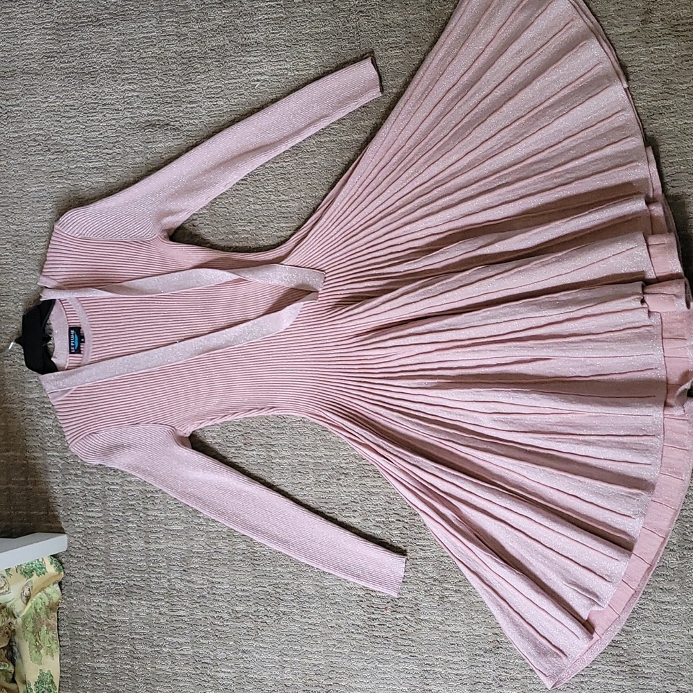Pink sparkly dress